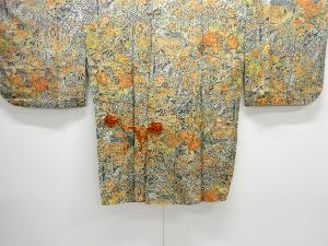 御所人形に草花模様道中着